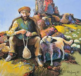 Painting, Guardians of the Flock, Sergey Khachatryan