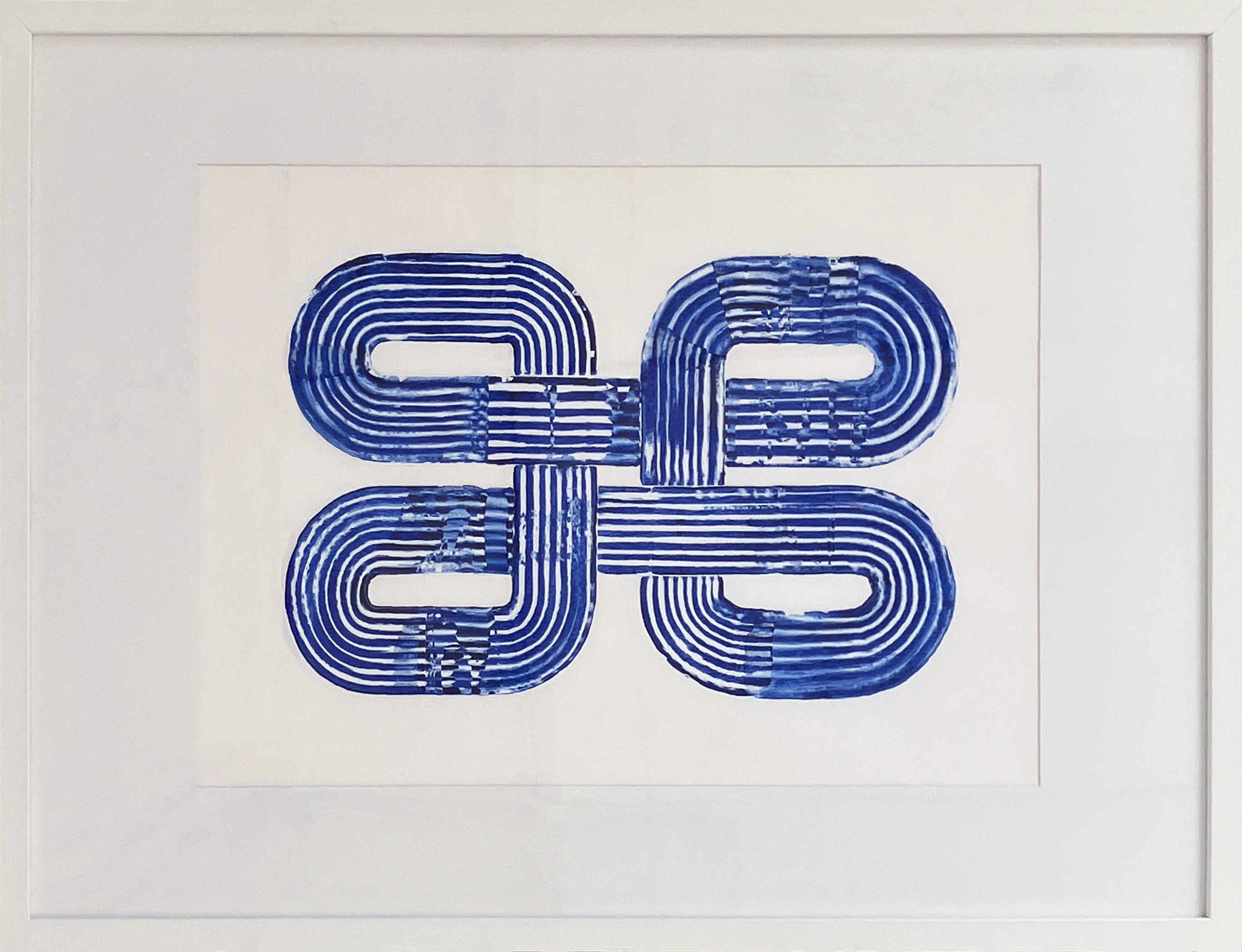 Almo, Prussian Blue Movement #5. Framed. From The Prussian Blue Series Almo, Prussian Blue Movement #5. Framed. From The Prussian Blue Series