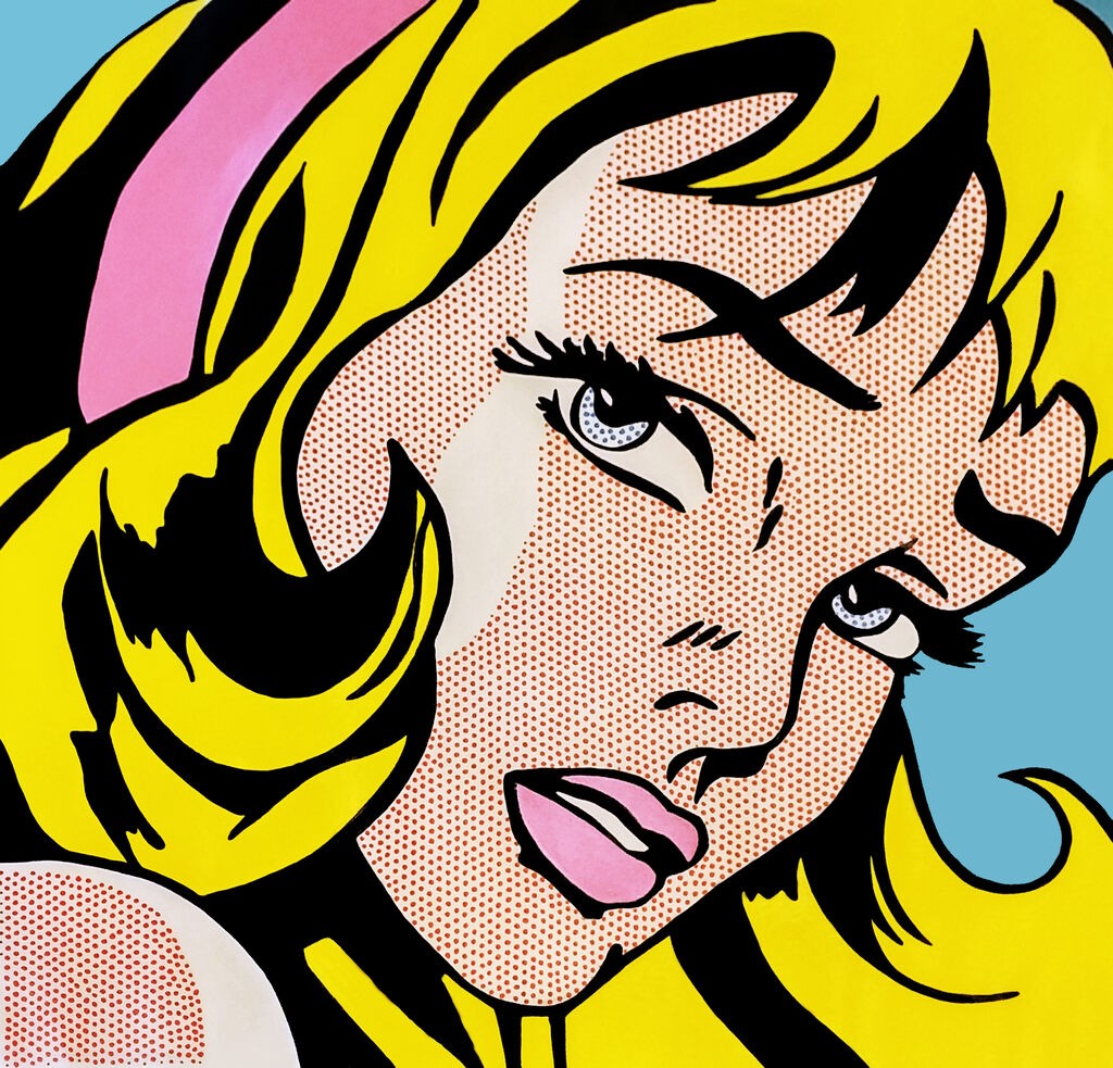 Steve Kaufman, Crying Girl Steve Kaufman, Crying Girl