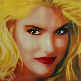 Painting, Anna Nicole Smith (large unique painting), Steve Kaufman