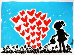 Painting, Seeds of love, Dr. Love