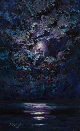 Painting, Moon night on the sea, Alisa Onipchenko-Cherniakovska