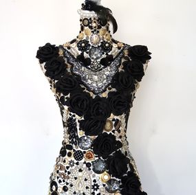 Sculpture, Torso Black Rose, Audrey Jones