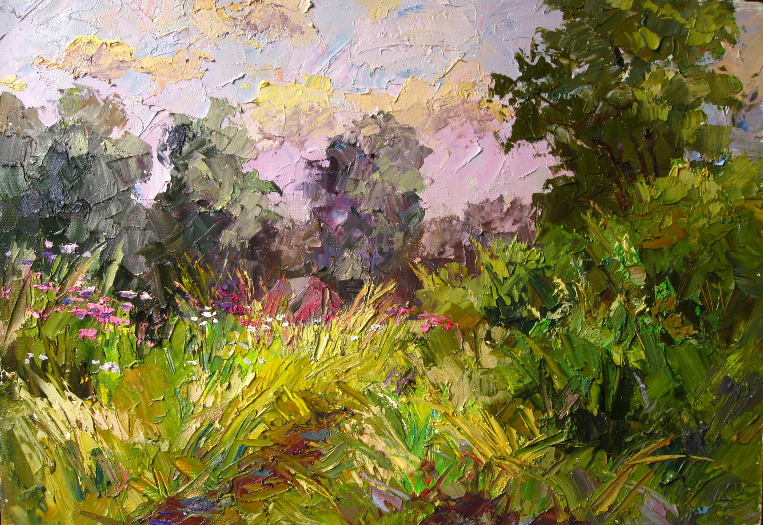 Boris Serdyuk, Trailway in the grass Boris Serdyuk, Trailway in the grass