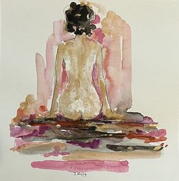 Gemälde, Pink, Isabelle Hirtzig