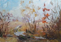 Painting, Last snow, Boris Serdyuk
