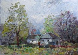 Gemälde, Parent's house, Boris Serdyuk