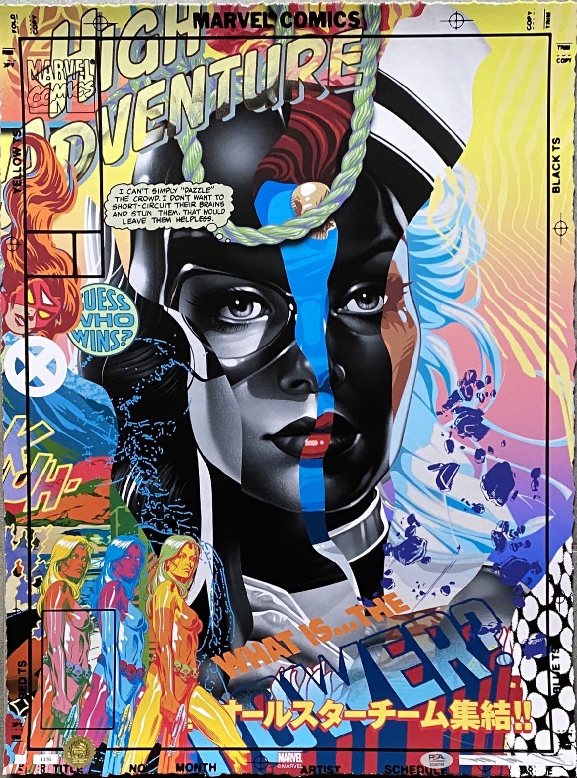 Tristan Eaton, Women of Marvel: The Portrait Collection #1316 Tristan Eaton, Women of Marvel: The Portrait Collection #1316