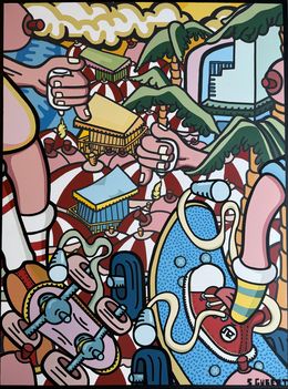 Painting, Série Toufou : Morrlon, Stéphane Gubert