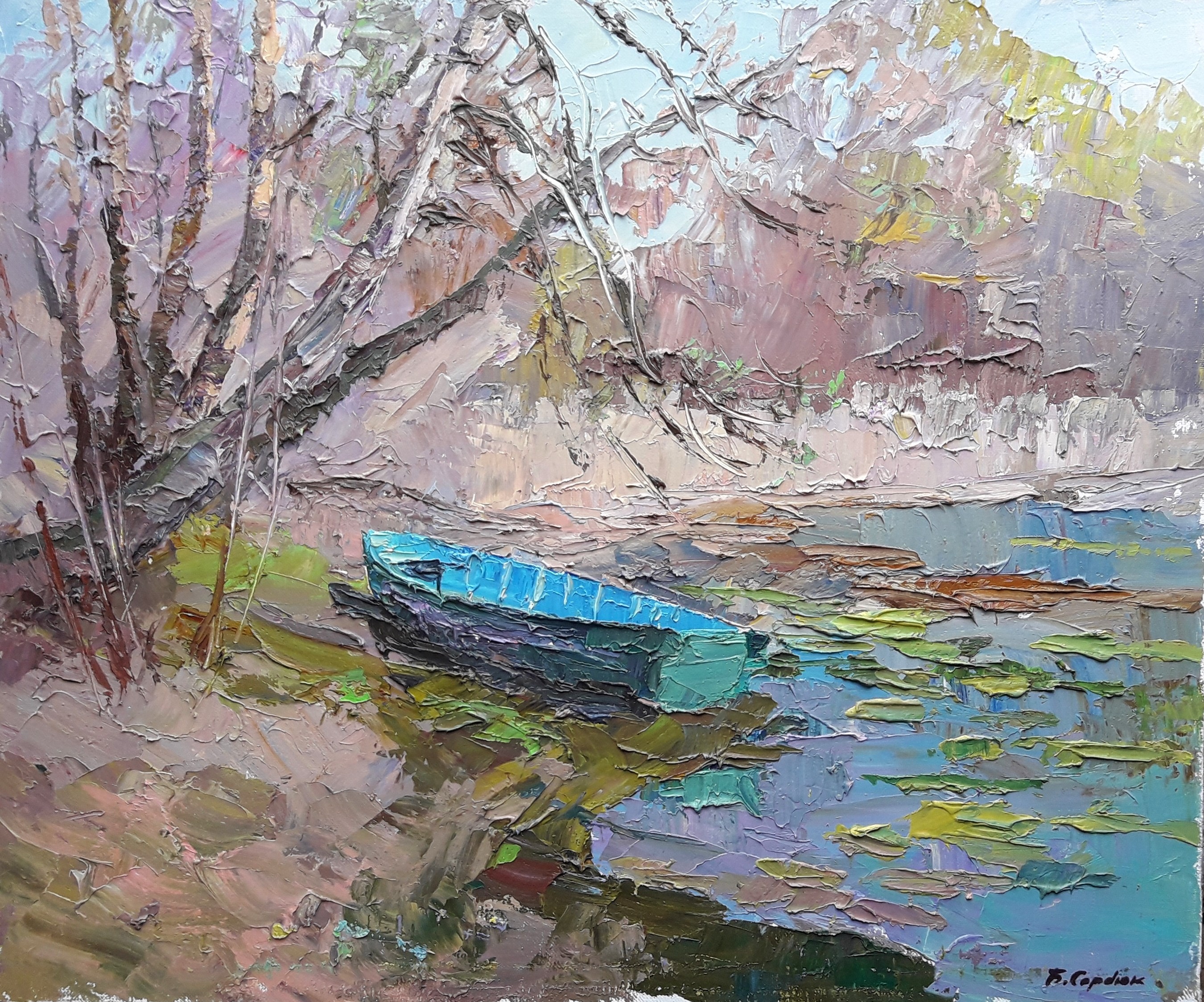 Boris Serdyuk, Blue boat Boris Serdyuk, Blue boat