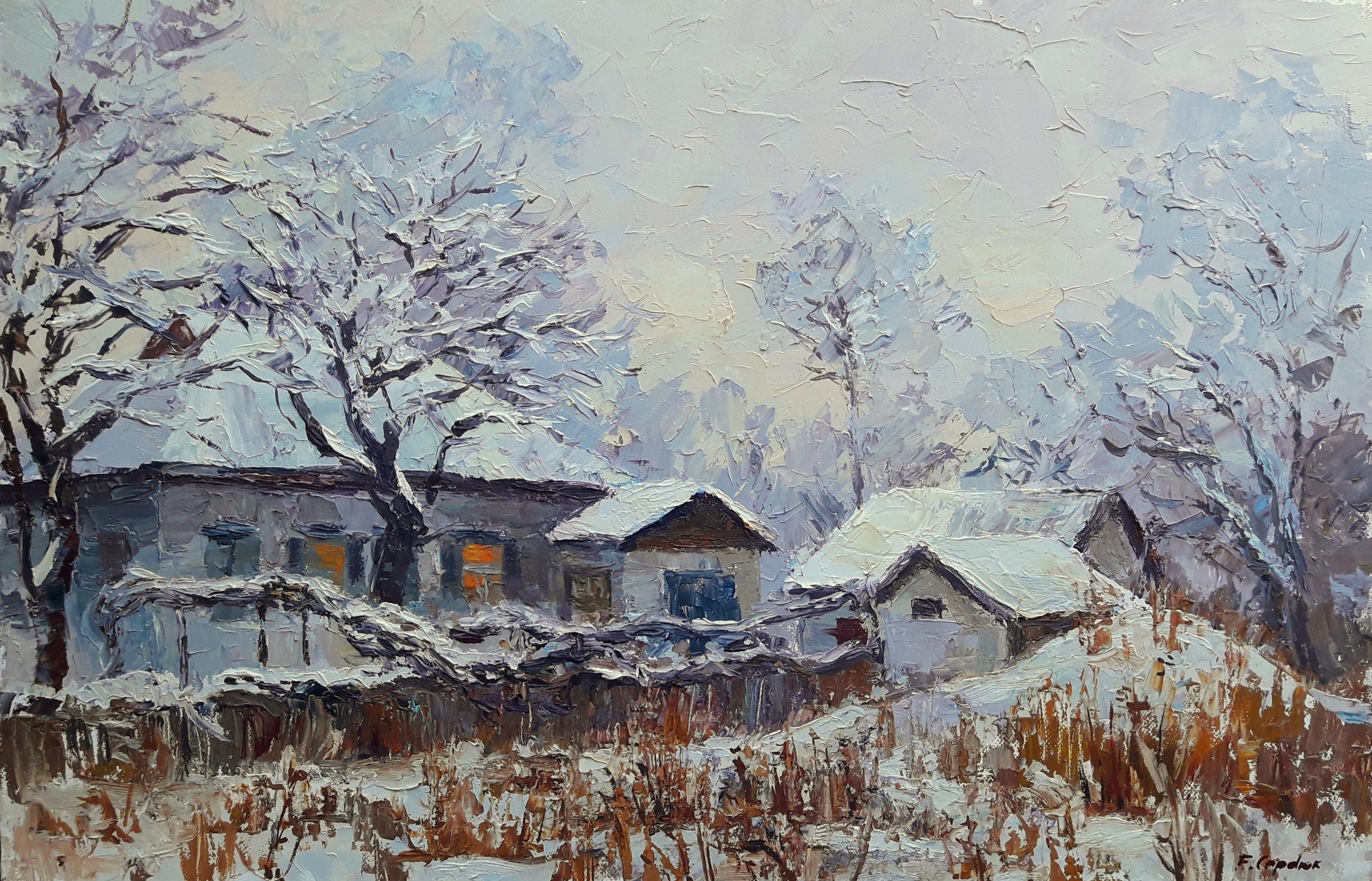 Boris Serdyuk, Winter evening Boris Serdyuk, Winter evening