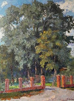 Painting, School park, Boris Serdyuk