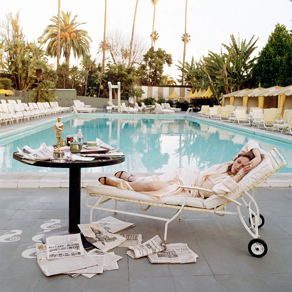 Terry O'Neill, Faye Dunaway Morning After Oscars - Limited Estate Print Terry O'Neill, Faye Dunaway Morning After Oscars - Limited Estate Print