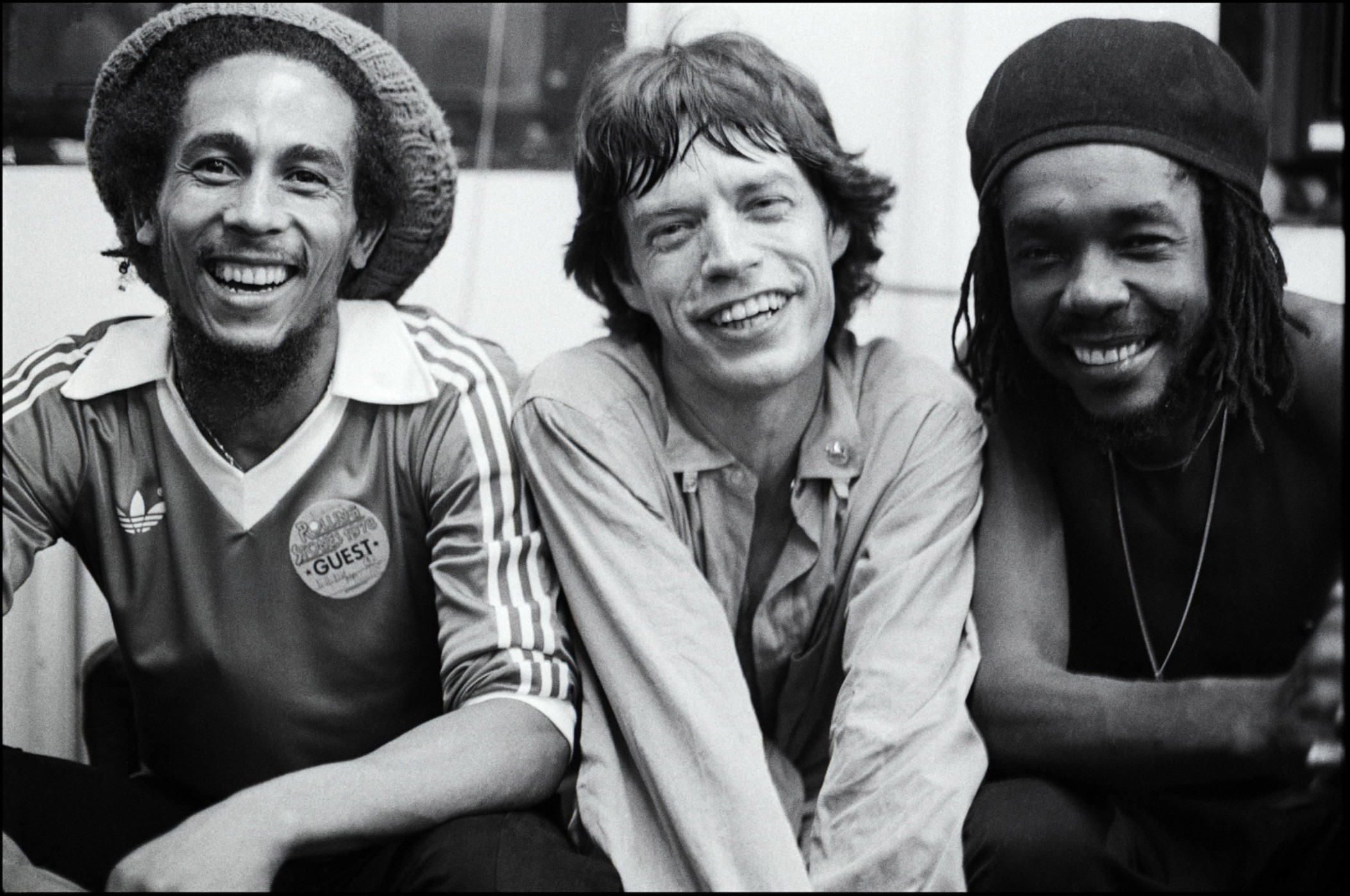 Michael Putland, Bob, Mick and Pete - Limited Edition Estate Print Michael Putland, Bob, Mick and Pete - Limited Edition Estate Print