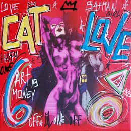 Peinture, Batman vs Catwoman, Spaco