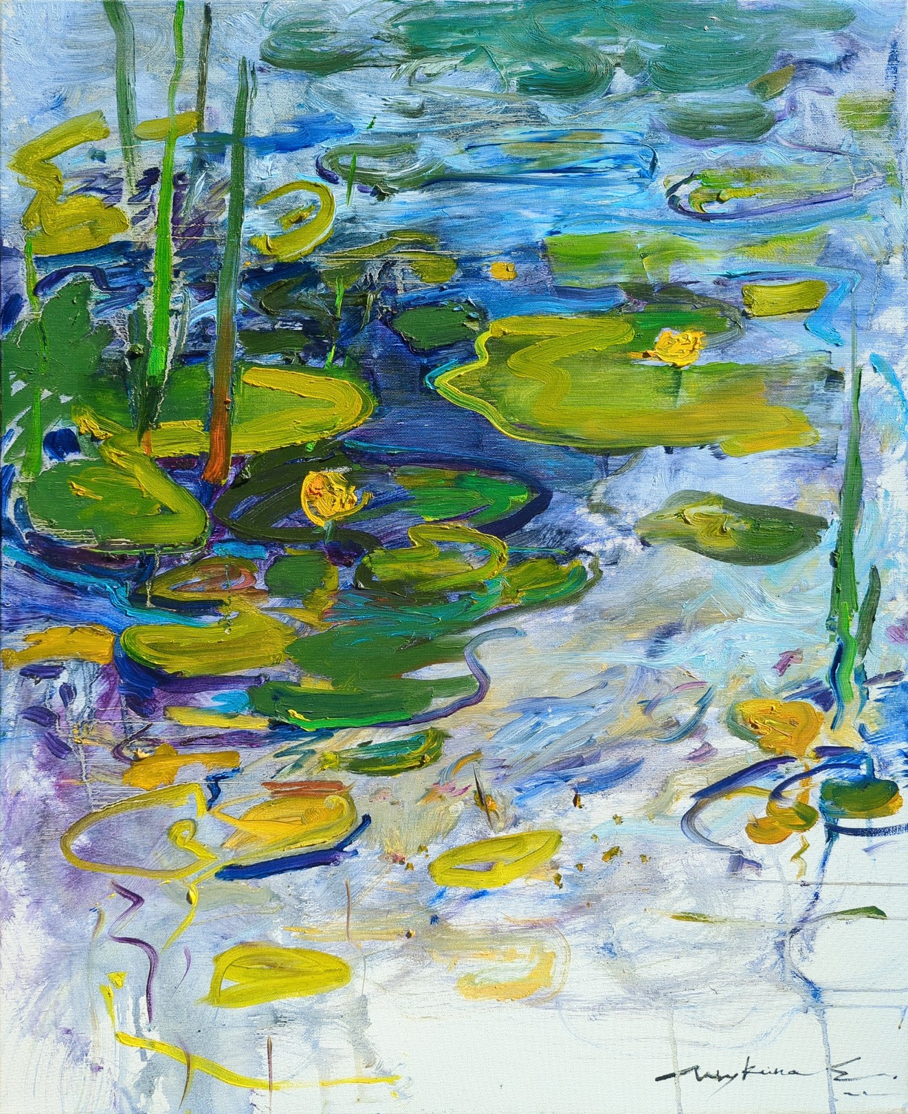Helen Shukina, River water lilies Helen Shukina, River water lilies