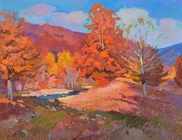 Painting, Autumn Day, Alexander Shandor
