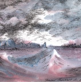 Dessin, Vagues, Marion Chombart de Lauwe