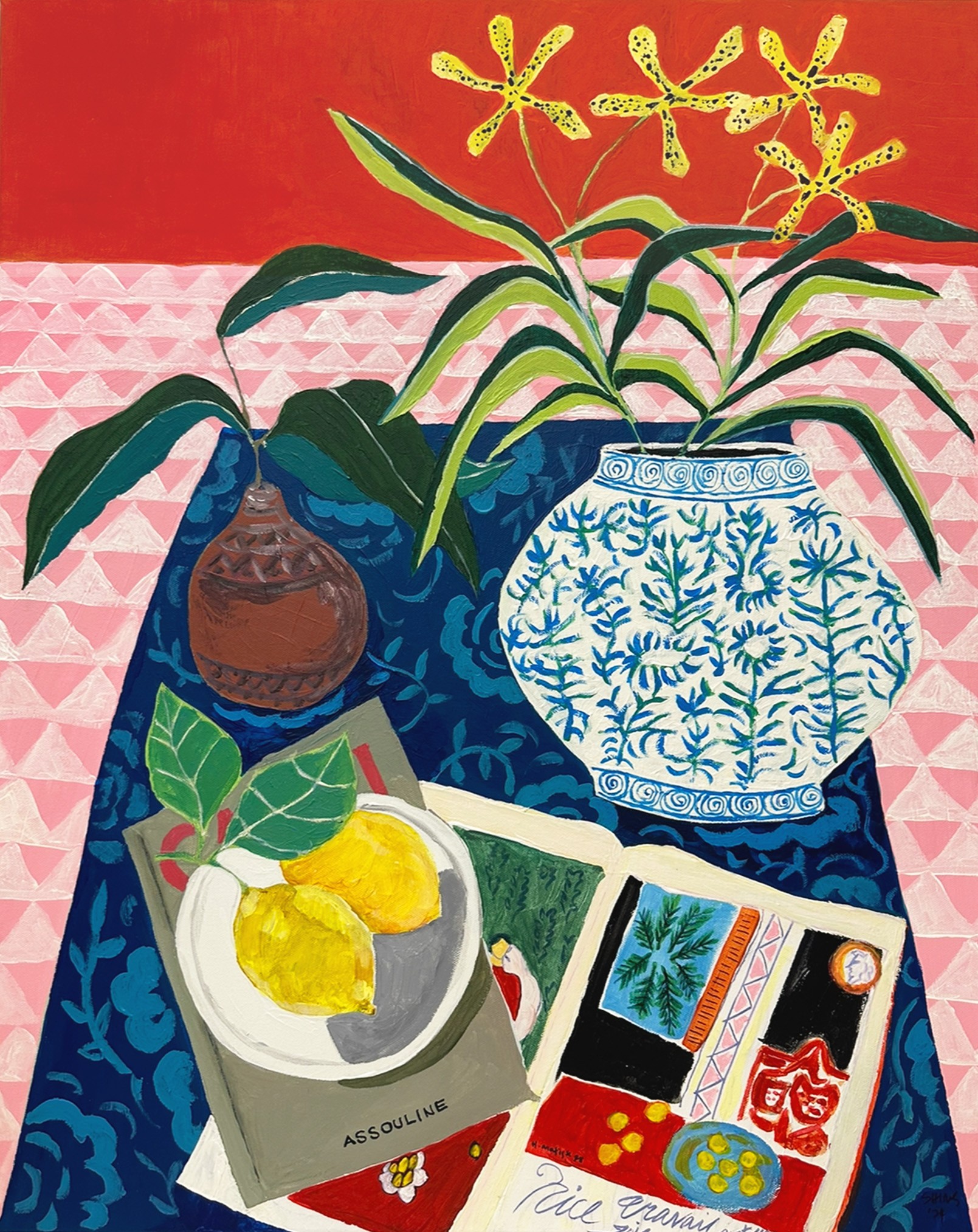 Shims Seng, Orchids, Lemons and Matisse Shims Seng, Orchids, Lemons and Matisse