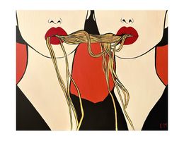 Print, They Love Pasta, Kristina Mallen