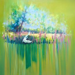Gemälde, Summer Fading, Gill Bustamante