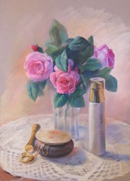 Painting, Tea roses, Boris Serdyuk