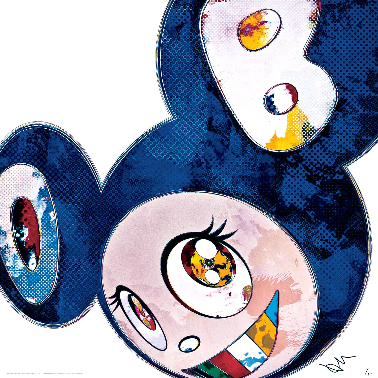 Takashi Murakami, And Then x 6 (Blue: The Superflat Method) Takashi Murakami, And Then x 6 (Blue: The Superflat Method)
