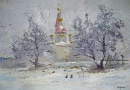 Painting, Breathed cold ..., Boris Serdyuk