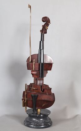 Skulpturen, Violon Spirale, Arman