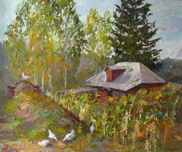 Painting, Sunflowers, Boris Serdyuk