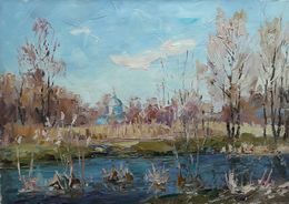 Painting, River Yezuch, Boris Serdyuk