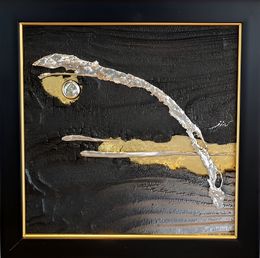 Painting, Silver dragons of the Night Sky, Masako Jin