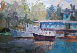 Gemälde, Quay, Boris Serdyuk