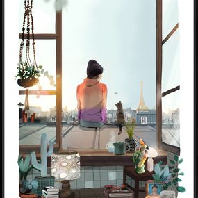 Print, Fenêtre sur toit, Sophie Griotto