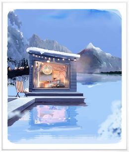 Print, Lac gelé, Sophie Griotto