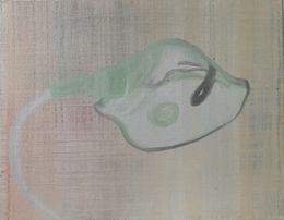 Painting, Oxygen mask, Katalin Soós