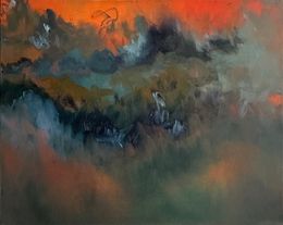 Peinture, Burning Heart, Janice Ferro