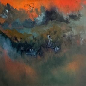 Gemälde, Burning Heart, Janice Ferro