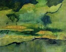 Peinture, Walking to the Green, Janice Ferro