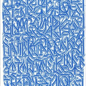 Print, Esoteric Knowledge #2 (Blue on White), Defer