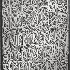 Print, Esoteric Knowledge #3 (Silver on Black), Defer