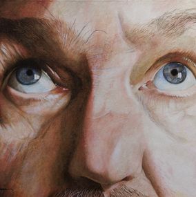Gemälde, 4A24 - Portrait axé sur le regard, Dominique Fonteneau