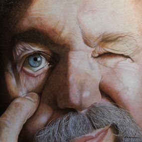 Gemälde, 1A24 - Portrait axé sur le regard, Dominique Fonteneau