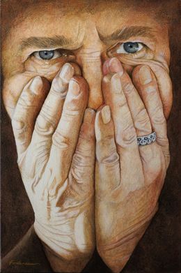 Peinture, 3A24 - Portrait axé sur le regard, Dominique Fonteneau