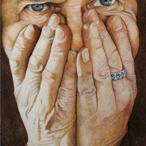Gemälde, 3A24 - Portrait axé sur le regard, Dominique Fonteneau