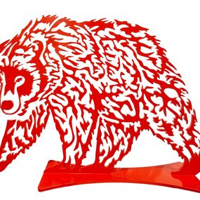 Sculpture, Ours rouge, Danu