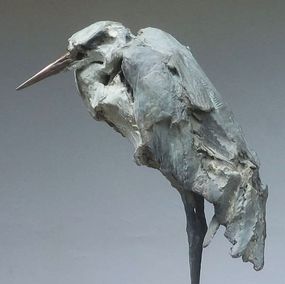 Sculpture, Héron cendré, Jean-François Gambino