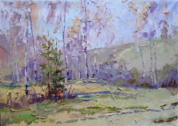 Painting, Spring forest, Boris Serdyuk
