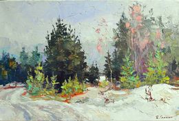 Painting, Getting dark, Boris Serdyuk