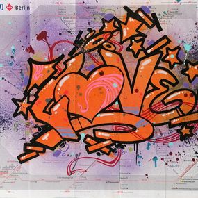 Gemälde, Love sur Berlin, Lady K
